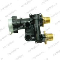 Гидрогруппа с трехходовым клапаном в сборе для котла Navien Deluxe C 13-35 (gidrogrupklapDeluxeC)