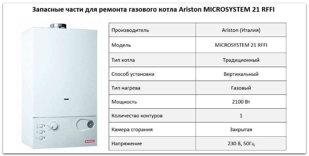 Купить запчасти Ariston MICROSYSTEM 21 в Карталах
