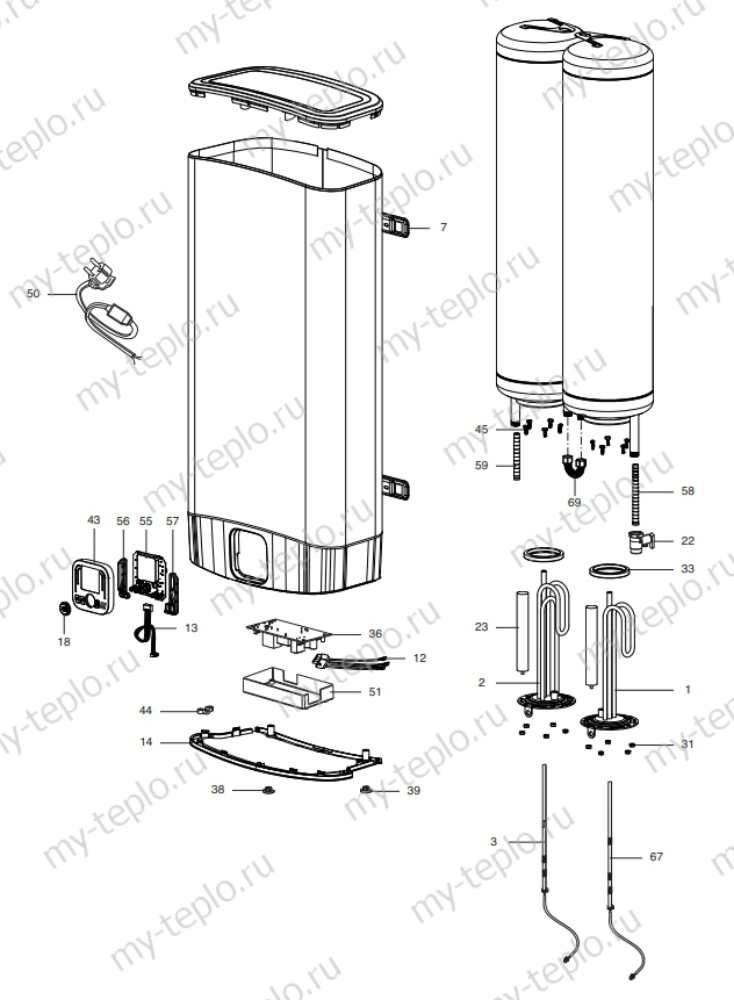 Запчасти для Ariston ABS VELIS EVO INOX QH D: схема Запчасти Ariston ABS VELIS EVO INOX QH D купить в Карталах