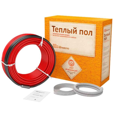 Кабель нагревательный Warmstad WSS 2800 (186 м, 2800 Вт, до 18,7 кв.м.) (2208350)